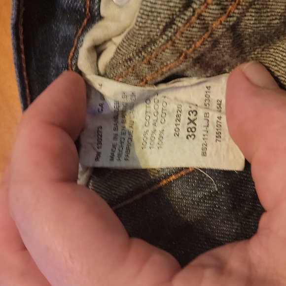 Mens jeans 38x32 - Picture 2 of 6